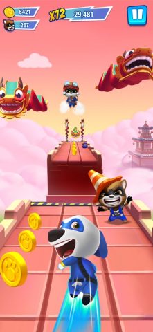 Говорящий Том: погоня героев для iOS — скриншот 5