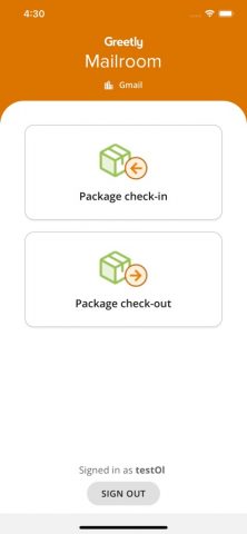 Greetly · Digital Mailroom для iOS — скриншот 3