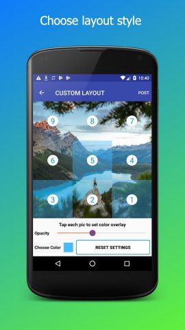 Grid Maker — Photo Splitter для Android — скриншот 3
