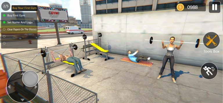 Gym Simulator: Gym game 2024 для iOS — скриншот 1