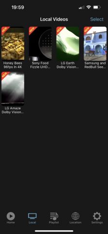 HD Player для iOS — скриншот 5