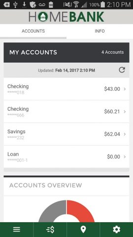 HOMEBANK для Android — скриншот 2