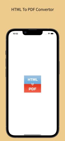 HTML To PDF App для iOS — скриншот 1