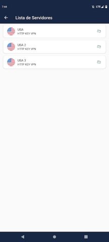 HTTP KEY VPN для Android — скриншот 2