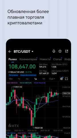 HTX: Buy Crypto & Bitcoin для Android — скриншот 3