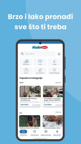Halo oglasi для Android — скриншот 1