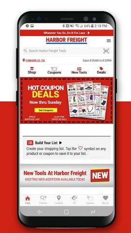 Harbor Freight Tools для Android — скриншот 1