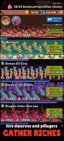 Hero Hero Clicker — Idle Games для iOS — скриншот 4