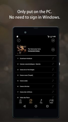 Hi-Res Music Player HYSOLID для Android — скриншот 3