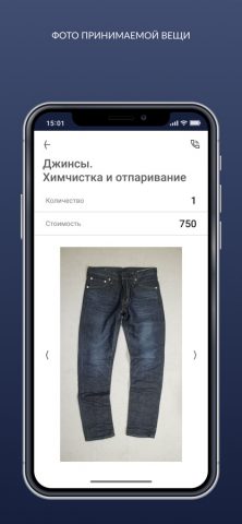 Химчистка Caritta для iOS — скриншот 5