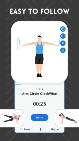 Home Workout — No Equipment для Android — скриншот 5