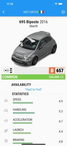 Horizon 5 Cars для iOS — скриншот 4