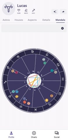 Horos — Карта рождения для Android — скриншот 4