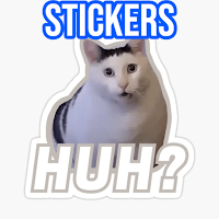 Huh cat Sticker для Android