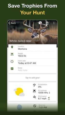Hunting Points: GPS Hunt Map для Android — скриншот 2
