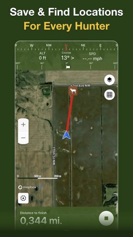 Hunting Points: GPS Hunt Map для Android — скриншот 4