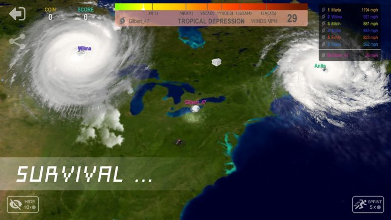 Hurricane.io — скриншот 2