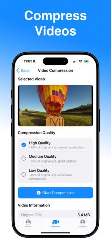 Image Backup Recover — Tidy для iOS — скриншот 3