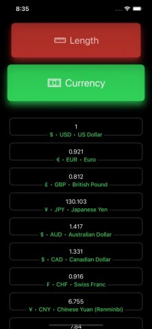 IO ∙ Converter & Calculator для iOS — скриншот 2