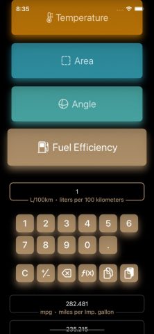 IO ∙ Converter & Calculator для iOS — скриншот 4
