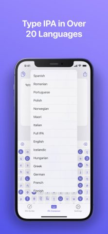 IPA Scribe: IPA Transcriptions для iOS — скриншот 4