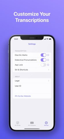 IPA Scribe: IPA Transcriptions для iOS — скриншот 5