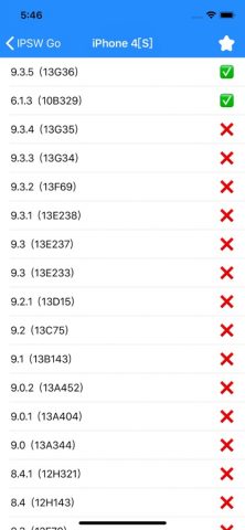 IPSW Go для iOS — скриншот 3