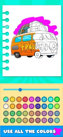 Игра Раскраски А для iOS — скриншот 2