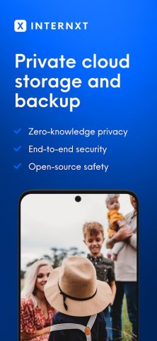 Internxt, Secure Cloud Storage для Android — скриншот 1