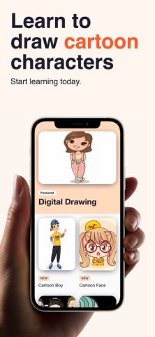 Изучить Рисование Мультфильмов для iOS — скриншот 1