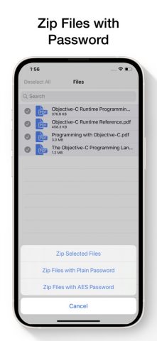 Извлекатель Zip и RAR для iOS — скриншот 3