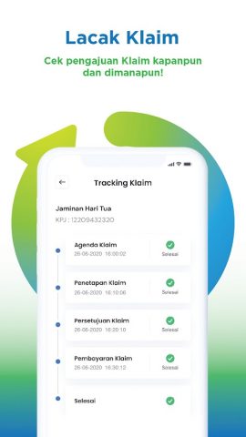 JMO (Jamsostek Mobile) для Android — скриншот 4