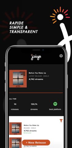 Jaiye Music Distribution для Android — скриншот 4