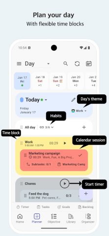 Journal it! — Bullet & Planner для Android — скриншот 3