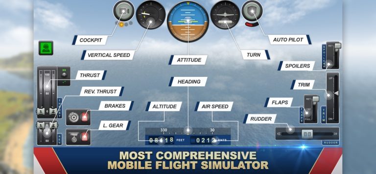 Jumbo Jet Flight Simulator для iOS — скриншот 5