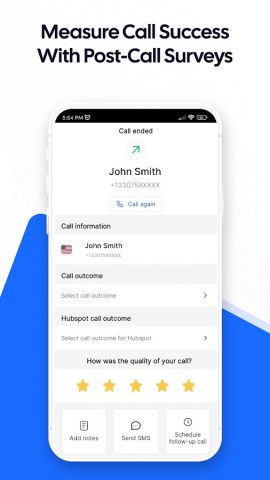 JustCall — Cloud Phone System для Android — скриншот 3