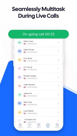 JustCall — Cloud Phone System для Android — скриншот 4