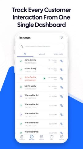 JustCall — Cloud Phone System для Android — скриншот 5
