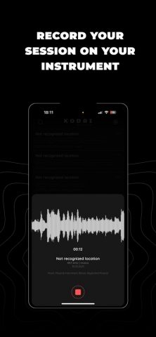 KODAI — Audio to midi для iOS — скриншот 2
