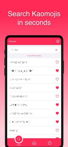 Kaomoji Love: Text Emoji для Android — скриншот 1