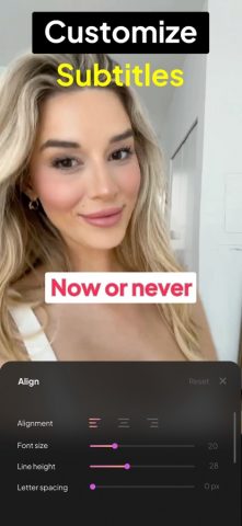 Kaptioned: Automatic Subtitles для iOS — скриншот 2