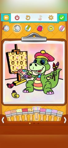 Картинки Раскраски Динозавры для iOS — скриншот 2