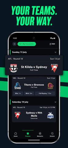 Kayo Sports для Android — скриншот 5