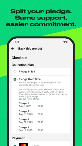 Kickstarter для Android — скриншот 5