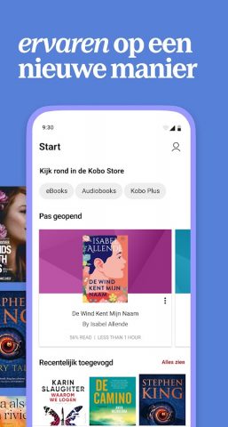Kobo via bol для Android — скриншот 3