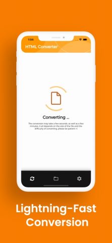 Конвертер HTML для iOS — скриншот 4