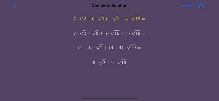 Корни — Уравнение решатель для iOS — скриншот 2