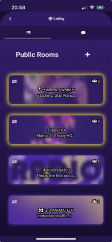 Kosmi для iOS — скриншот 3