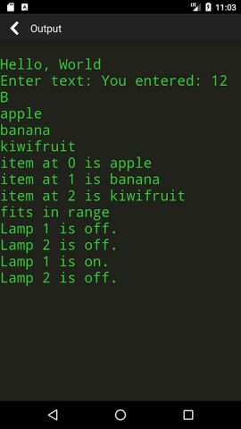 Kotlin Programming Compiler для Android — скриншот 2