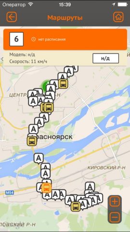 KrasBus для iOS — скриншот 5